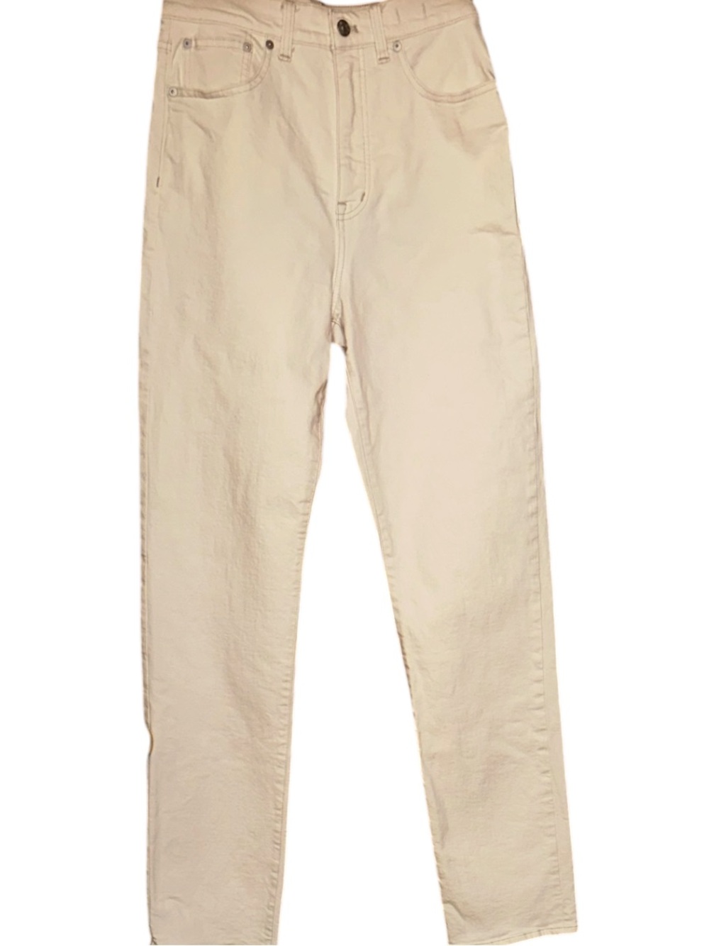 Madewell Natural Beige High-Rise Jeans